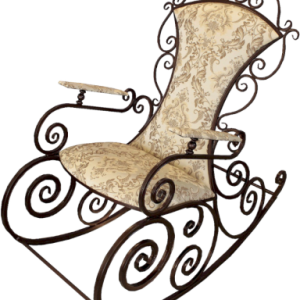 Кресла-качалки с элементами ковки